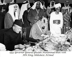 GM with King Abdul Aziz